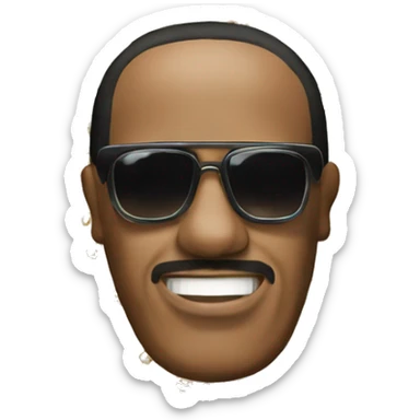 Stevie wonder sticker
