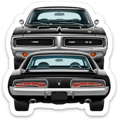 1970 Dodge charger RT sticker