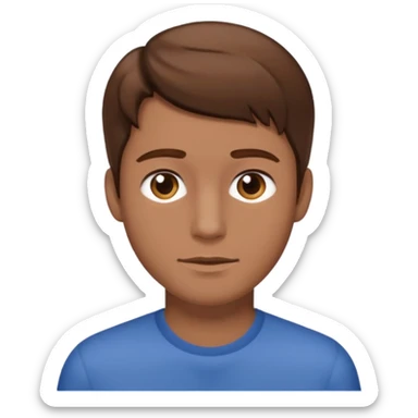 🤵 i ovaj braon kosu ali normalna boja koze sticker