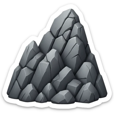 emoji of Austrian ore mine mountain sticker