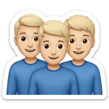 les rois du houblon? ILS SONT 3 GAR9ONS peau claire sticker