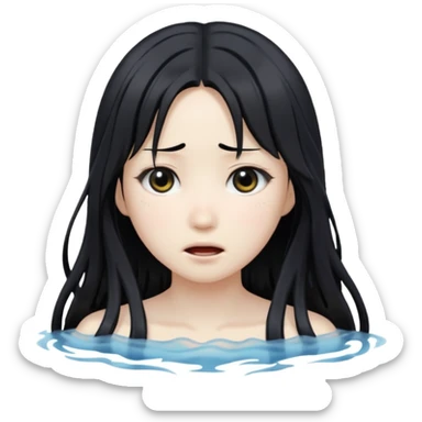 Sadako pack emotions sticker