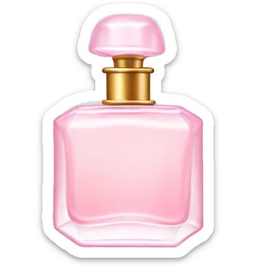 Pastel pink perfume  sticker