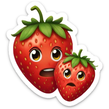 Strawberry  sticker