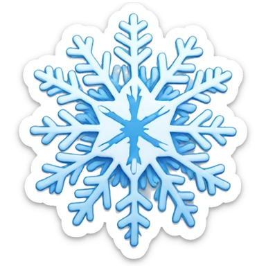 snowflake  sticker
