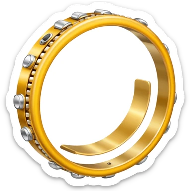 tambourine simple emoji for samsung keyboard  sticker