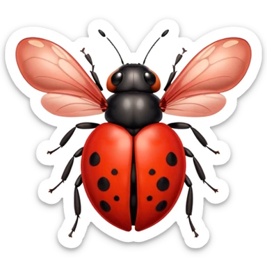 ladybug dibujos amimados sticker