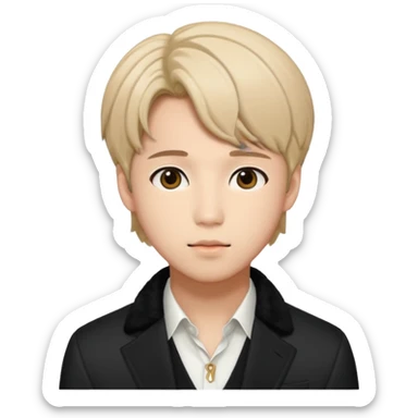 idol V, BTS group sticker