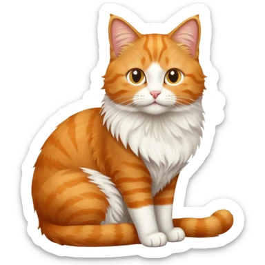 legless cat sticker