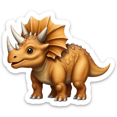 triceratops hands sticker