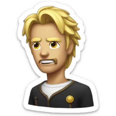 Wrath, seven sins sticker