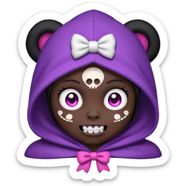 Exact kuromi emoji 100% accurate  sticker