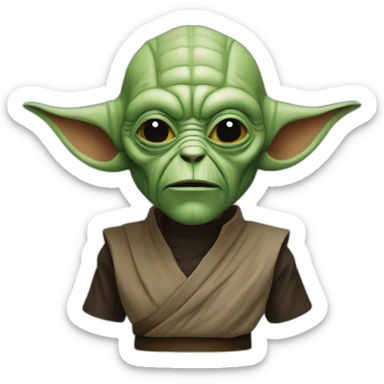Master jedi Kit Fisto Star Wars sticker