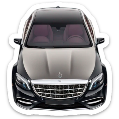Mercedes maybach class s bi color sticker