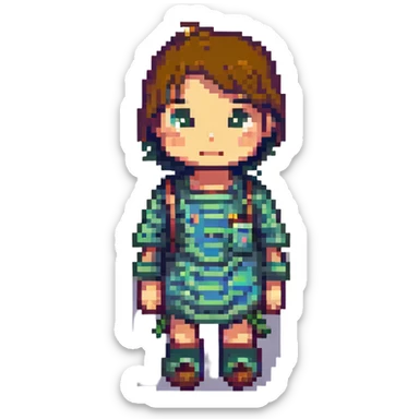 depressed artist being sad sticker