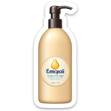 shampoo beige sticker