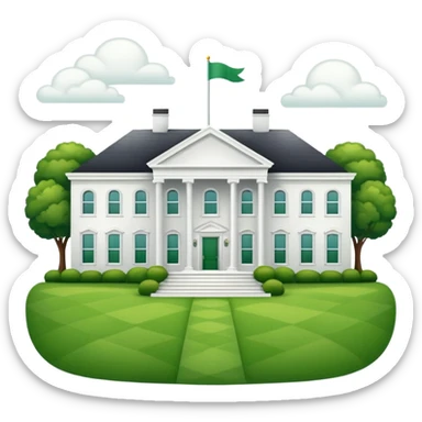 nice big house sticker