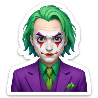 the joker night knight movie sticker