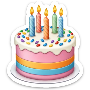 Birthday cakes  sticker