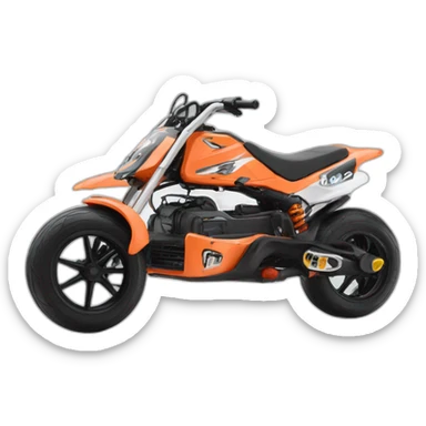 go kart 125 kz sticker