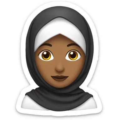 muslim woman sticker