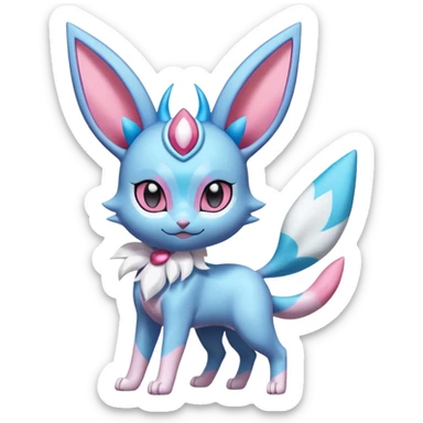 Dewott-Sylveon-Glaceon-Espeon-fusion sticker