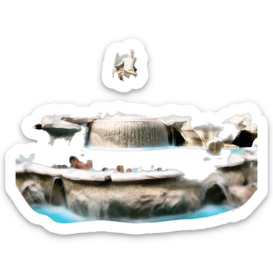 trevi fountain sticker