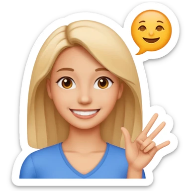 new emoji Be right back meeting time emoji female sticker