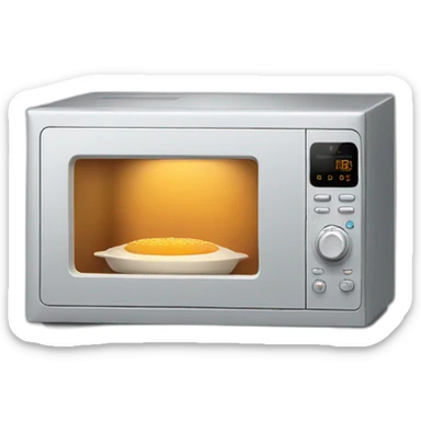 microwave oven sticker