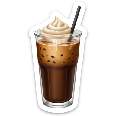 Iced coffee sticker
