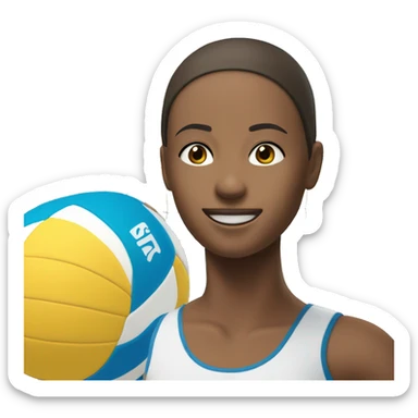 Beachvolleyball from the Brand Mikasa sticker