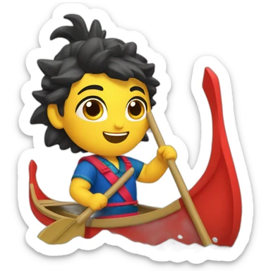 Dragon boat paddling sticker