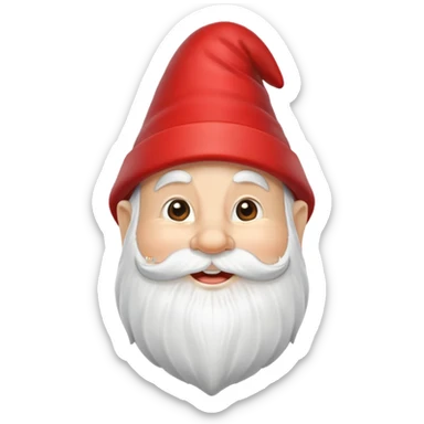 Garden gnome sticker