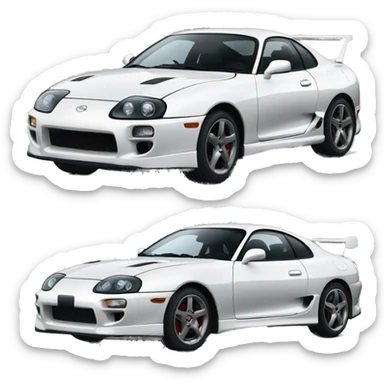 Toyota Supra mk4 sticker