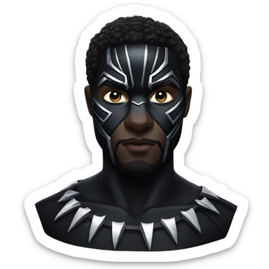 black panther sticker