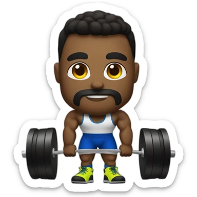 powerlifter sticker