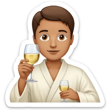 a piece of the Eucharist at church animated as a person that looks super cool and is partying sticker