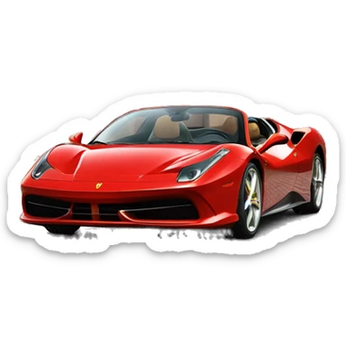 Clochard dans un ferrari  sticker