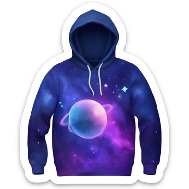 Cosmic hoodie  sticker