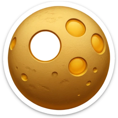 sand planet sphere sticker