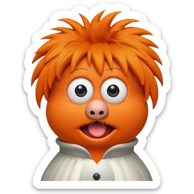 Beaker Muppets sticker