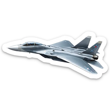 Sukhoi su-57 jet felon sticker