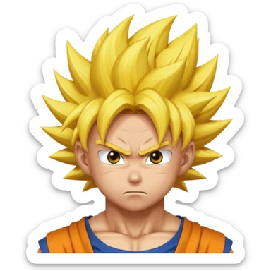 son goku super saiyan sticker