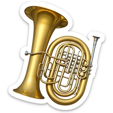 A tuba sticker