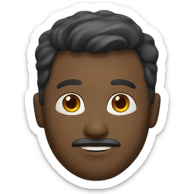 Un homme épuisé sticker