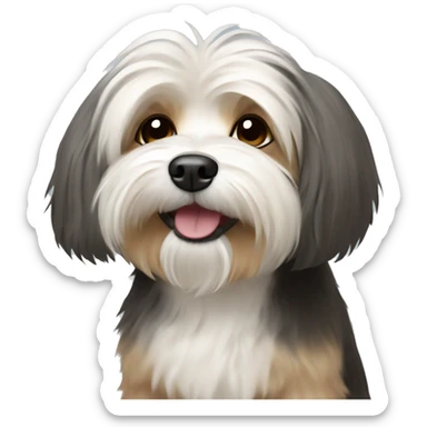 havanese dog sticker