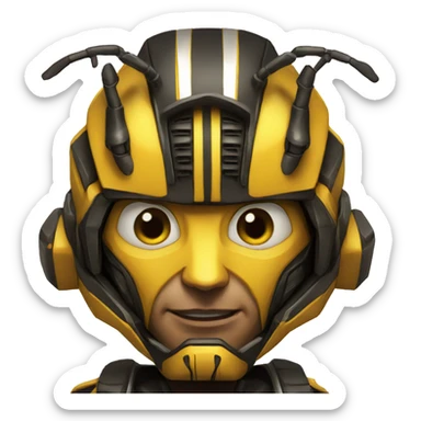 bumblebee trasnformer sticker