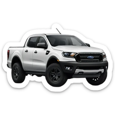 travis barker ford ranger sticker