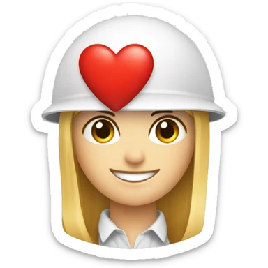 Recruitment agency with a red heart sticker