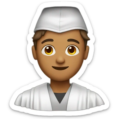 tan guy in graduation sticker